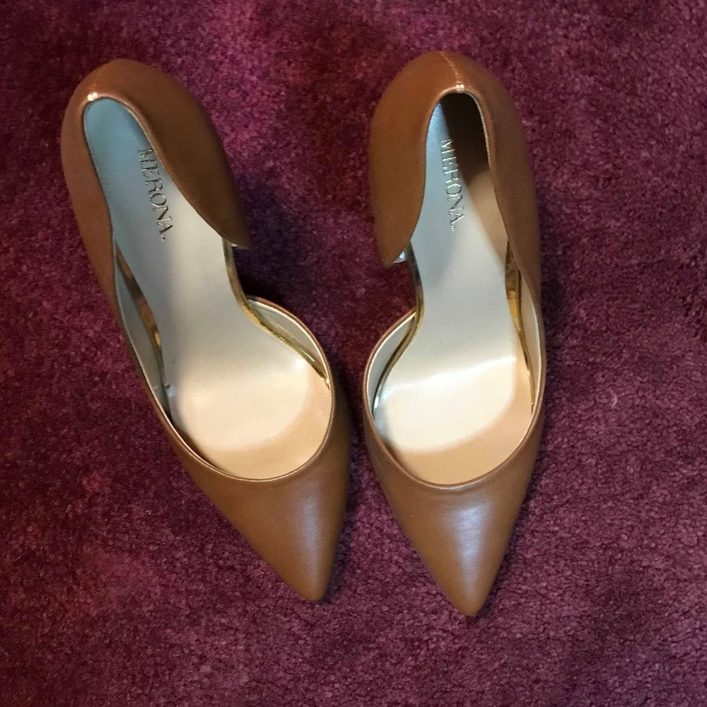 Merona 3 Inch D'Orsey/Open Side Pumps